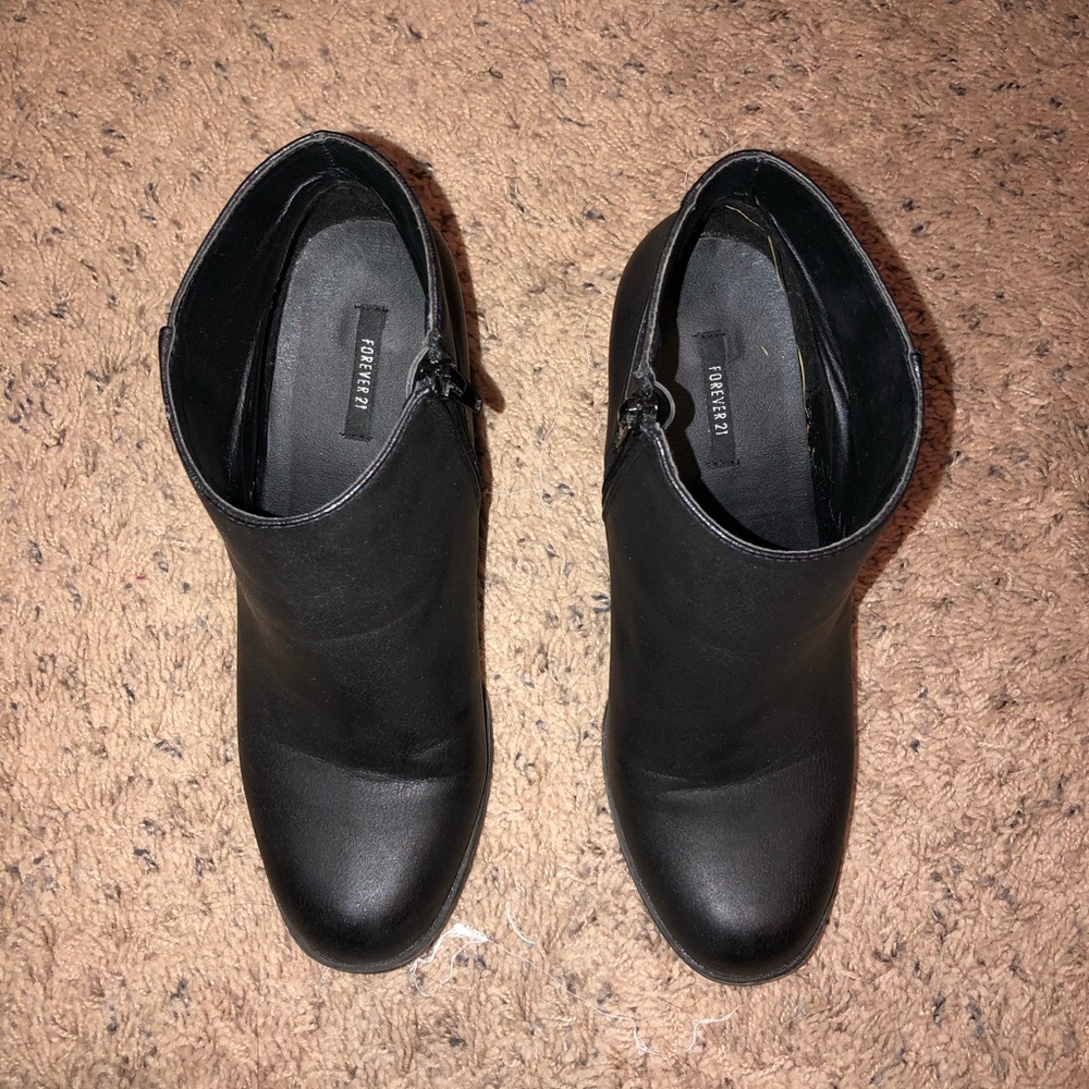 Forever 21 Black Booties